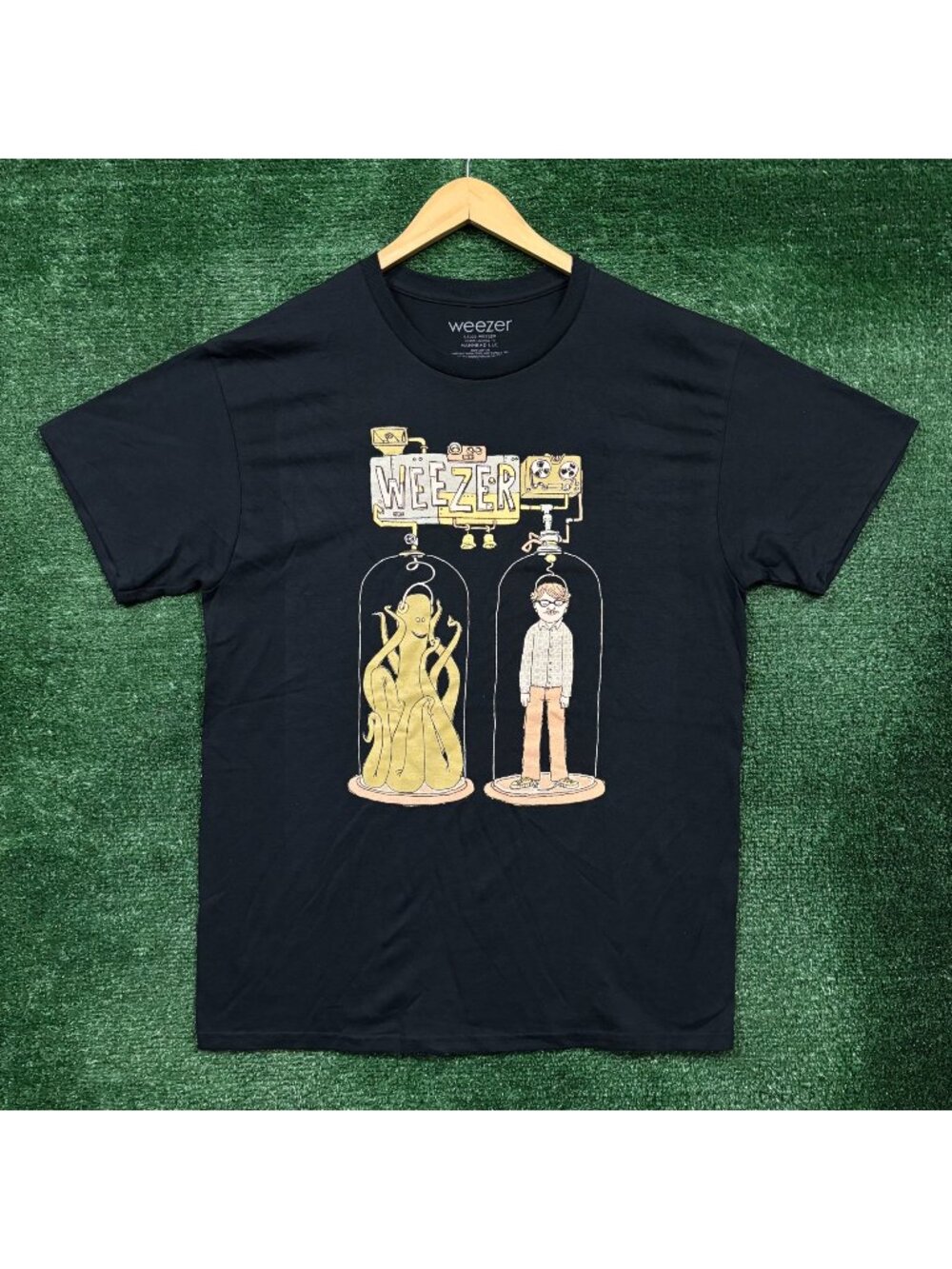 Weezer OK Human Album Rock Band T-Shirt Size Large